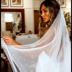Grace Loves Lace Pearly Cathedral Veil